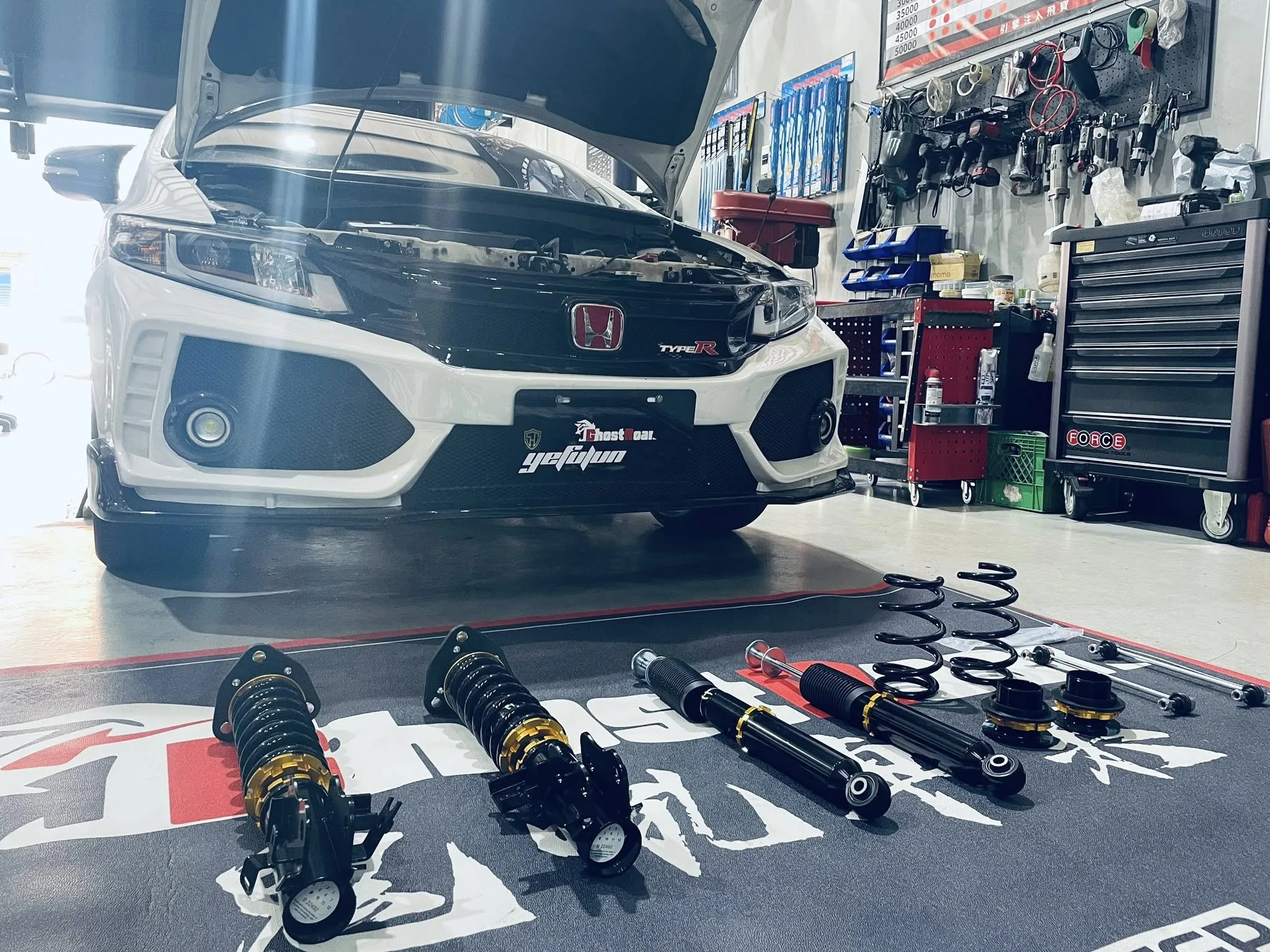 CIVIC9 更換SHC避震器