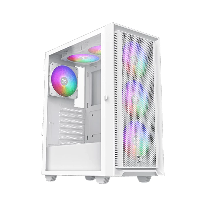 富鈞科技 XTK-Z Arctic 炫彩固光 磁吸式玻璃側板 附6顆風扇