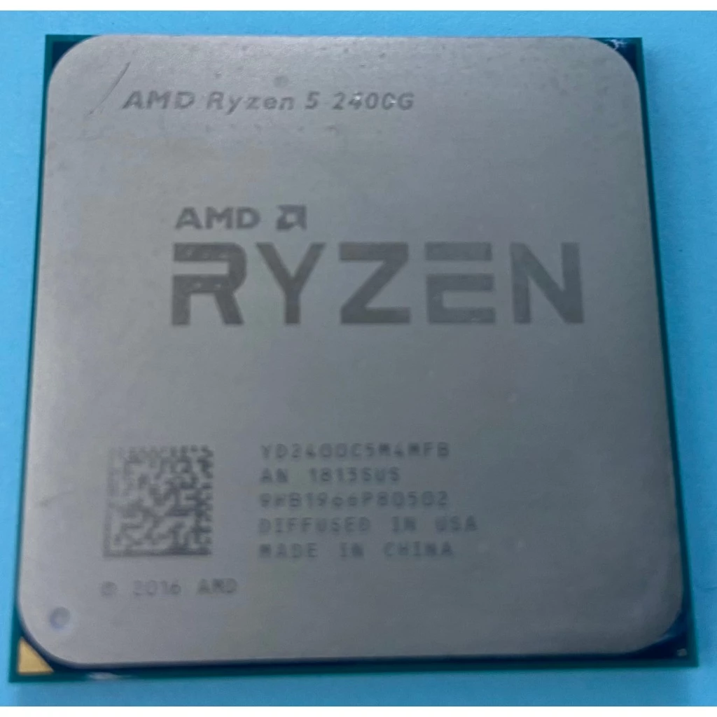 AMD Ryzen 5 2400 AM4 四核 八緒 CPU