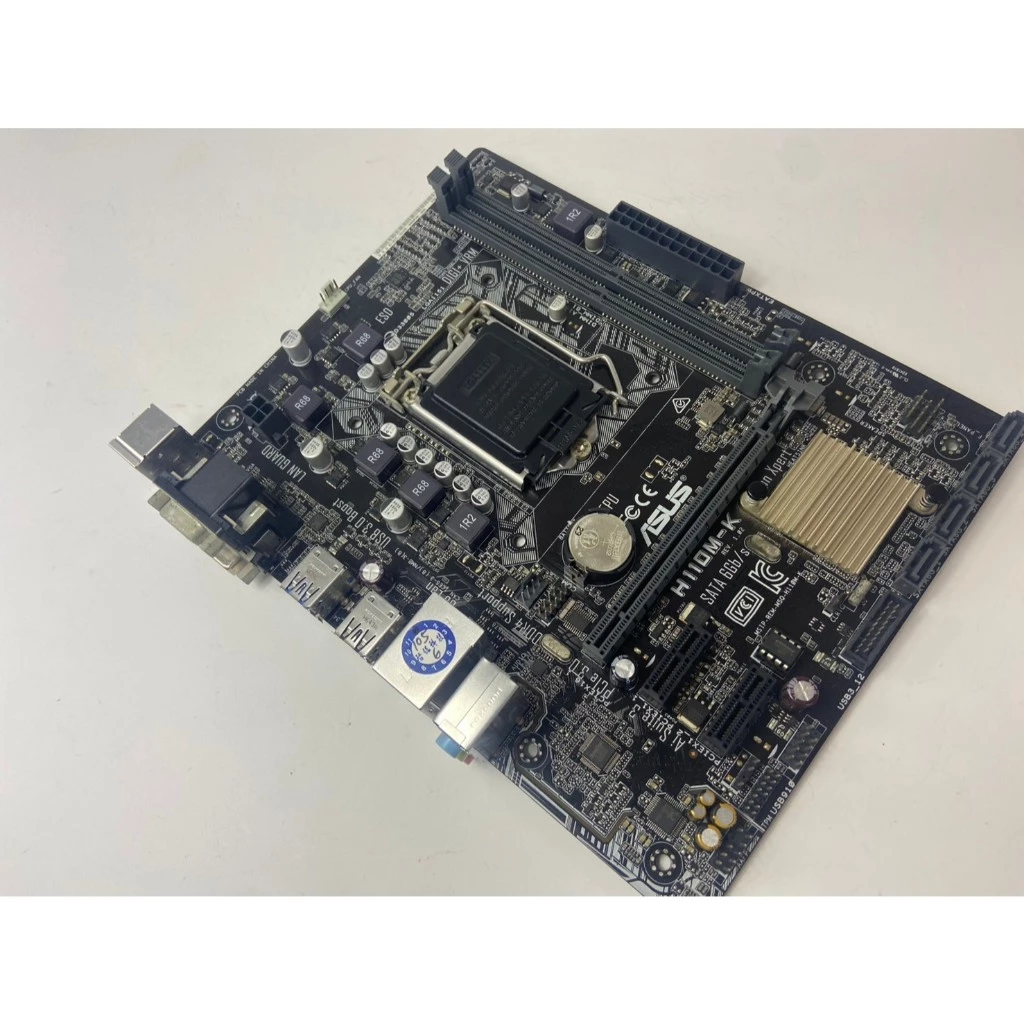 華碩 H110M-K 1151 腳位 支援 intel 6 7代 CPU