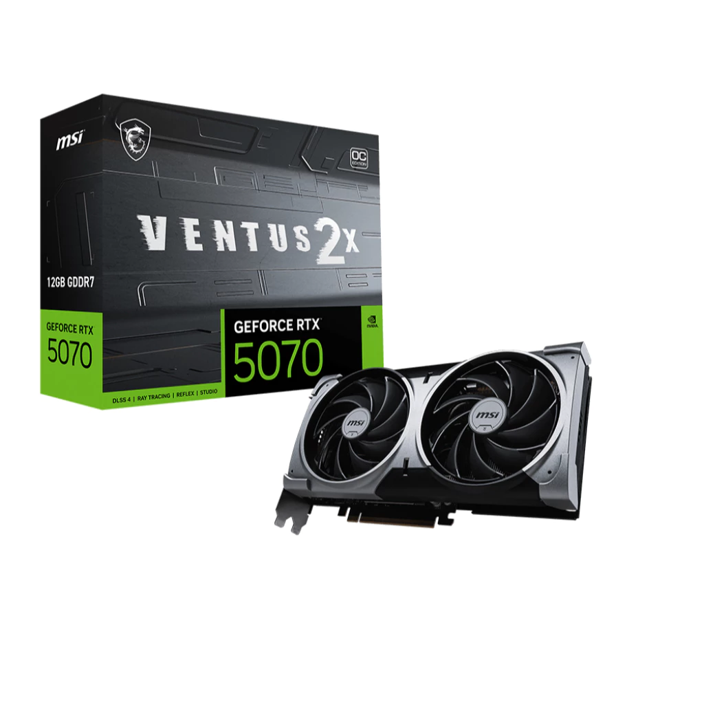 微星 RTX 5070 12G VENTUS 2X OC 顯示卡