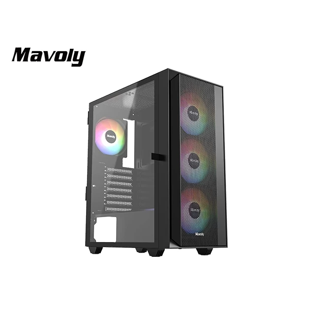 Mavoly 松聖 PLUM-P206 玻璃透側 電腦機殼
