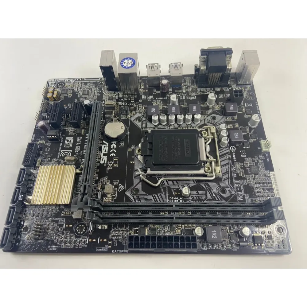 華碩 H110M-K 1151 腳位 支援 intel 6 7代 CPU