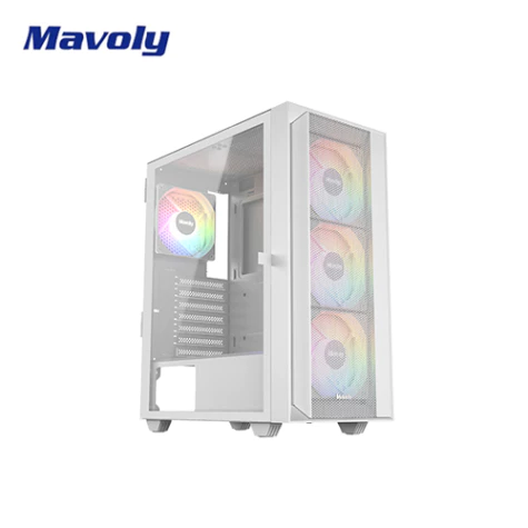 Mavoly 松聖 PLUM-P206 玻璃透側 電腦機殼