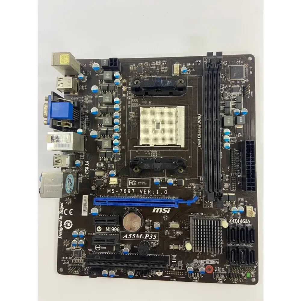 MSI 微星 A55M-P35 FM1 主機板