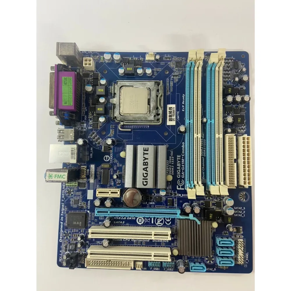 技嘉 G41M COMBO 775 主機板 + INTEL Q9300 CPU