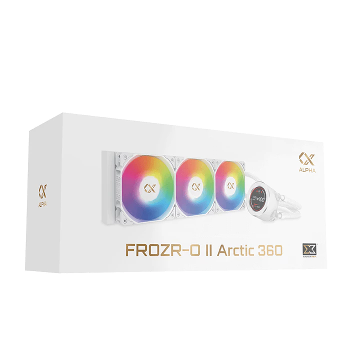  富鈞科技 Frozr-O II ArctL 360 一體式水冷 散熱器 (白)