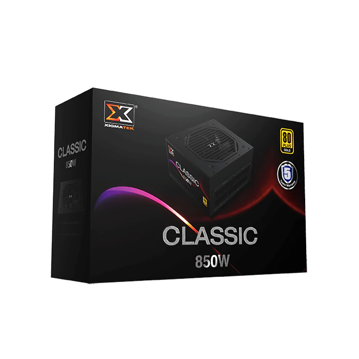 XIGMATEK 富鈞科技 CLASSIC 850W 金牌 80+ 電源供應器