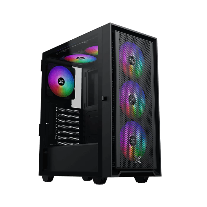 富鈞科技 XTK-Z Arctic 炫彩固光 磁吸式玻璃側板 附6顆風扇