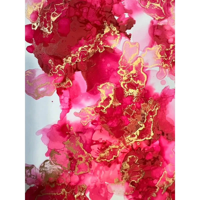 單堂課程（適合小孩）-酒精流動墨水畫（兩張A4紙作品）