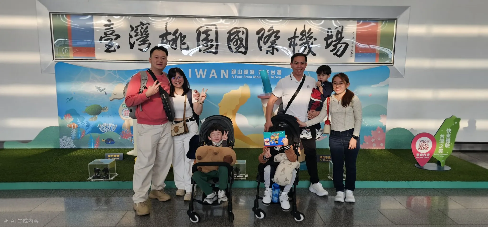 一路上大人聊不停、孩子吵不停