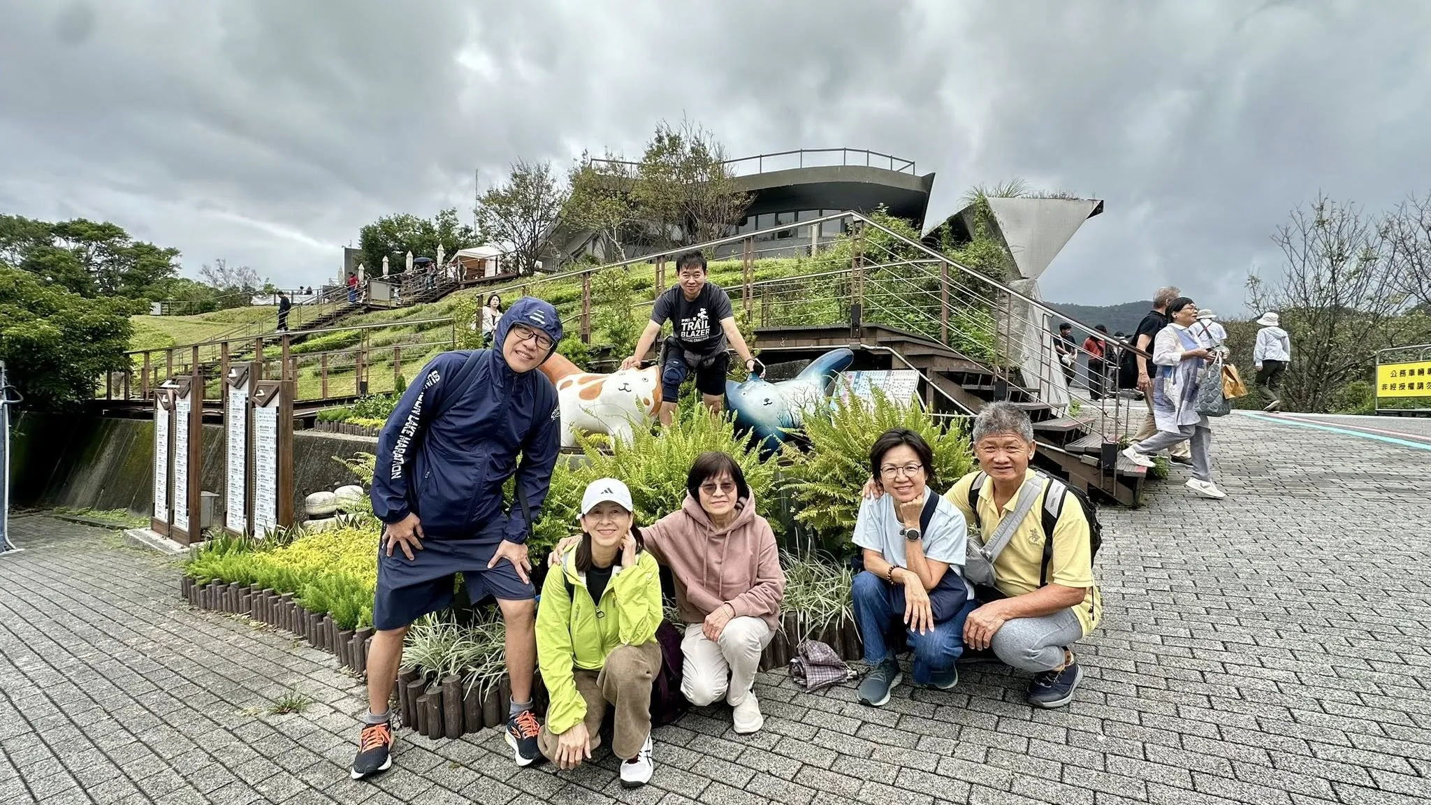 這次特別榮幸帶著來自馬來西亞的大哥大姐們