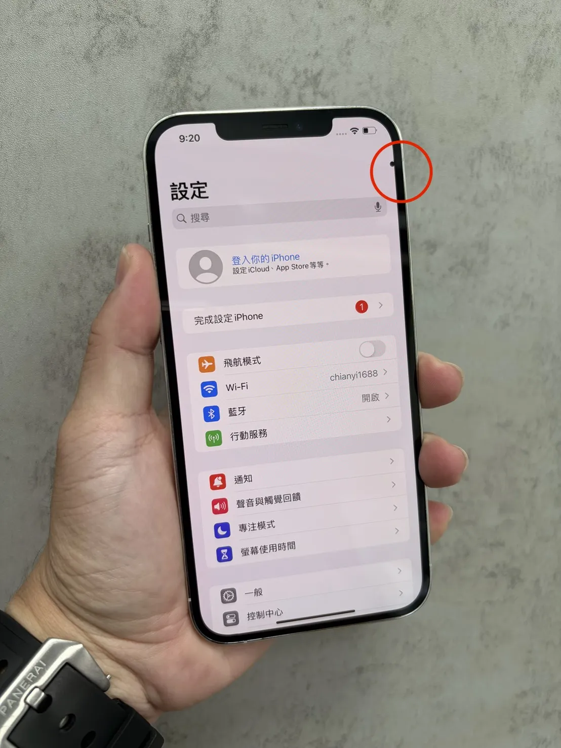 12 Pro Max 256G白 螢幕一小點漏液