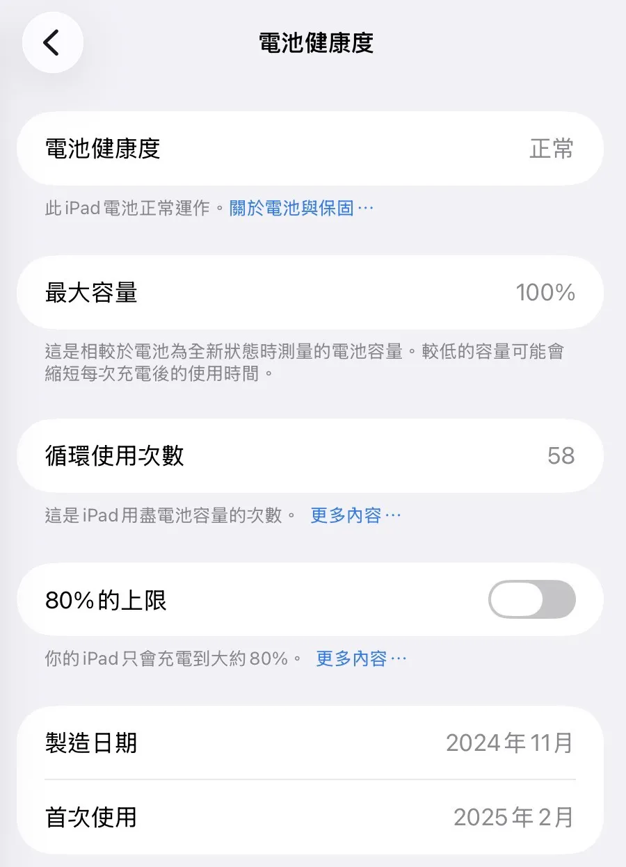iPad mini 7 128G 灰 電池100% #QJ