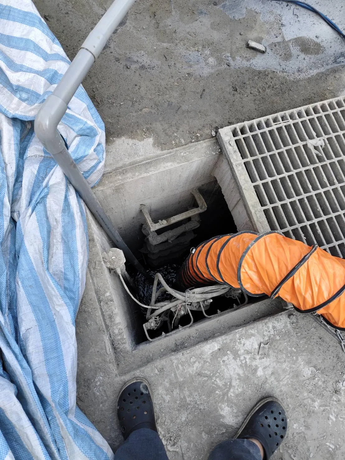 污水槽陰井污泥清除工程