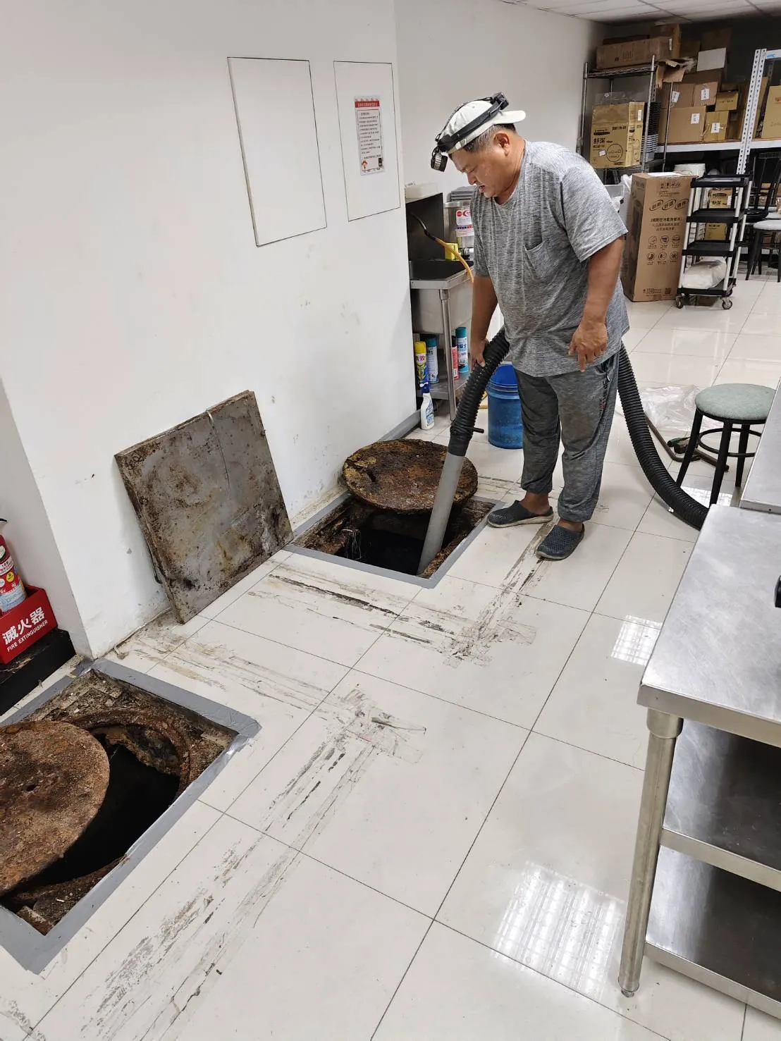 北區 配合客戶營業時間晚上去加班