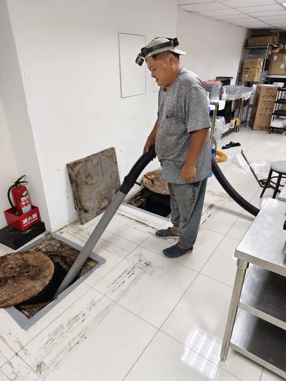 北區 配合客戶營業時間晚上去加班