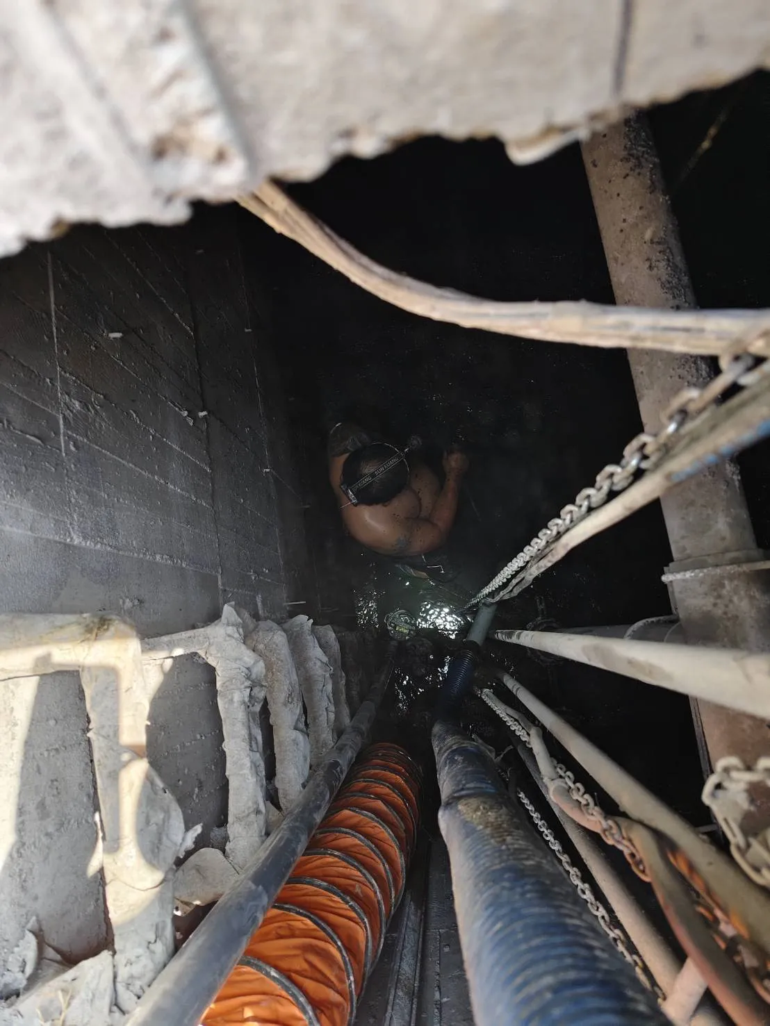 污水槽陰井污泥清除工程