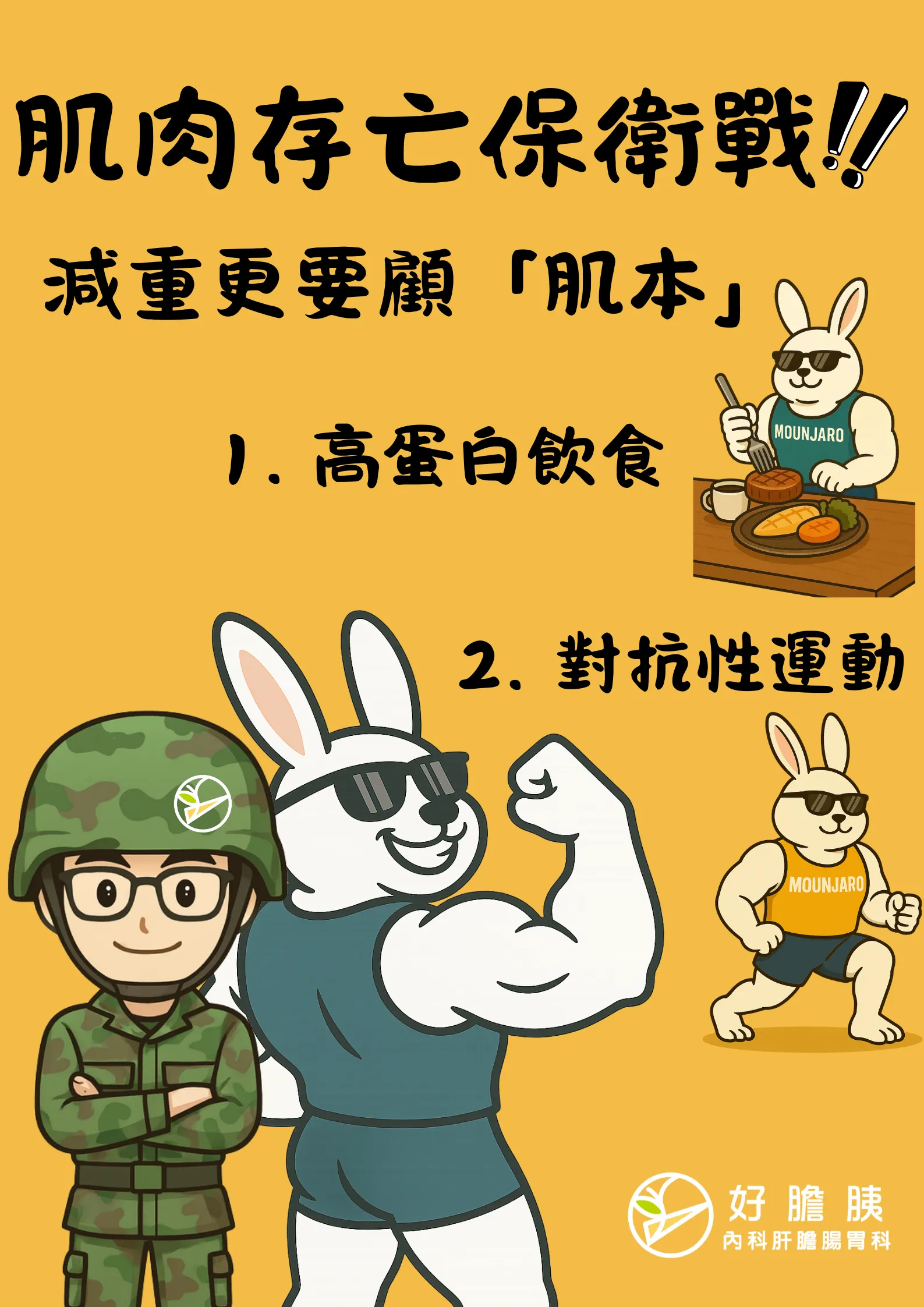 減重更要顧「肌本」！ 為什麼猛健樂會掉肌肉？