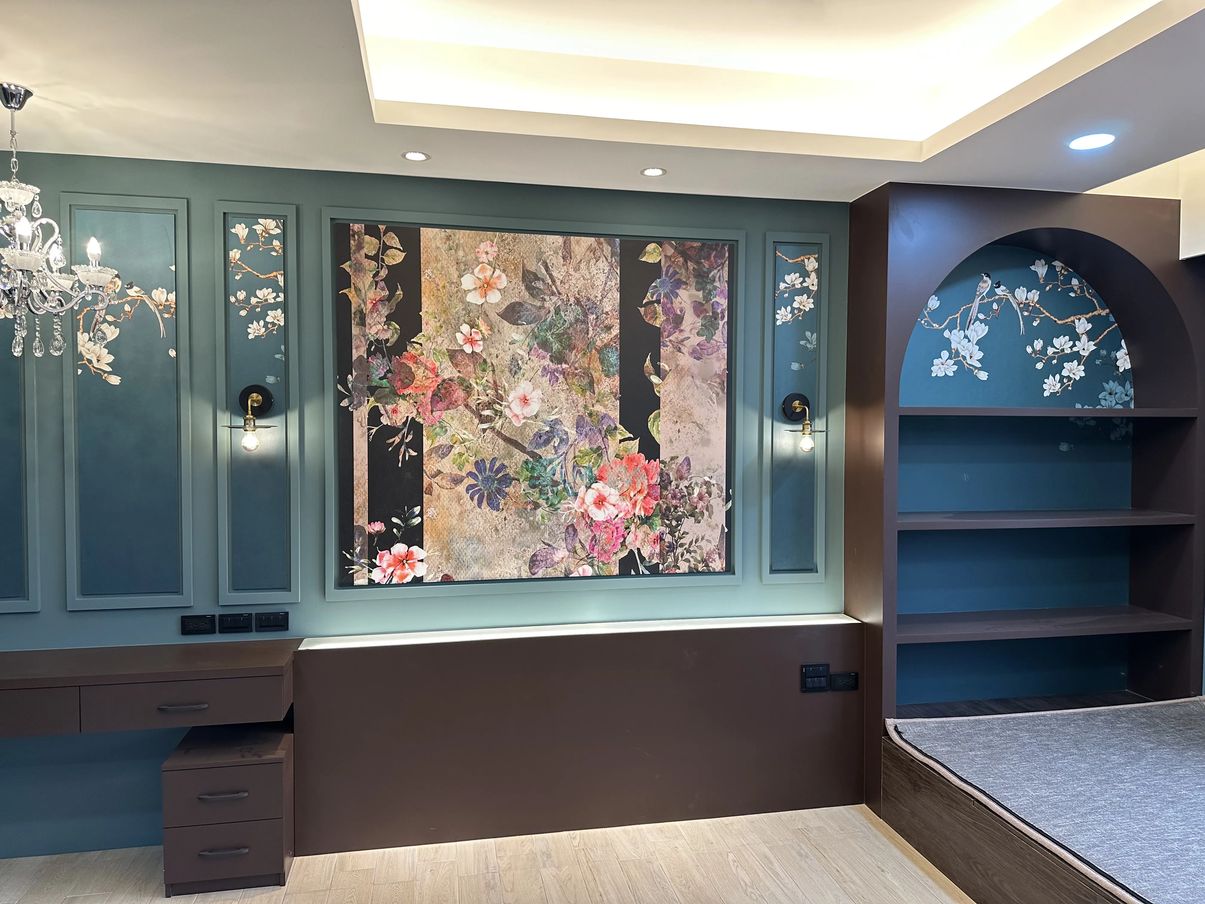 南投住宅的驚豔設計!將「現代極簡」與「古典花卉」完美並存