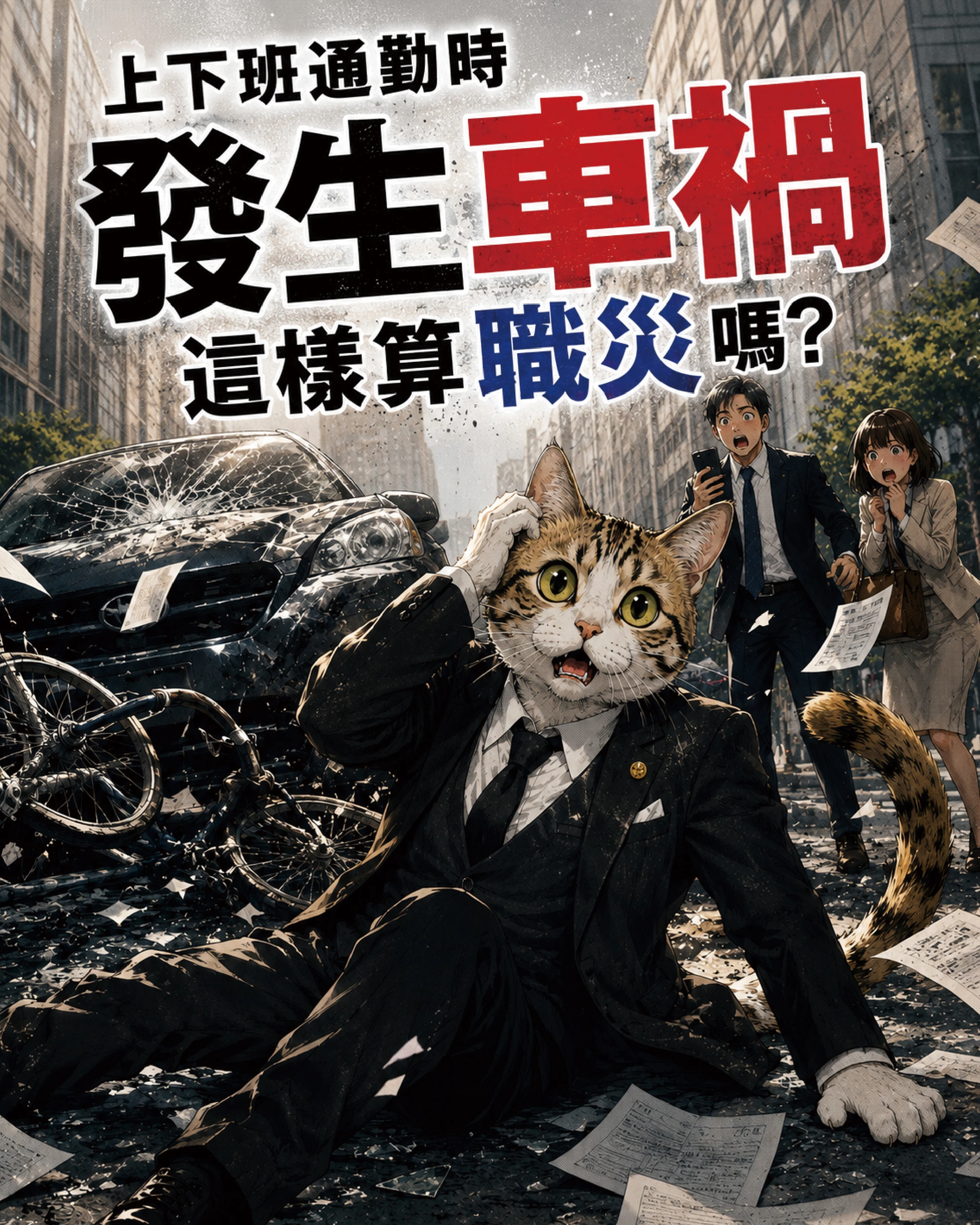 上下班通勤時發生車禍，這樣算職災嗎？