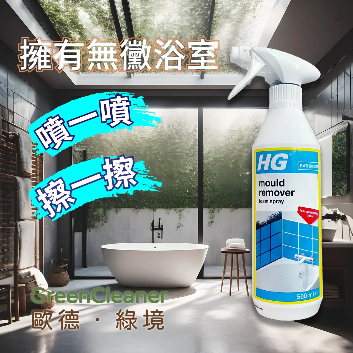 HG 強效除霉泡沫