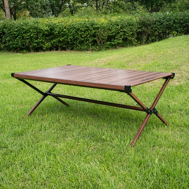 【綠色工場】新品上市 KAZMI KZM 輕量蛋捲桌 鋁合金桌 露營桌 摺疊桌 野餐桌 收納桌 (K22T3U08)