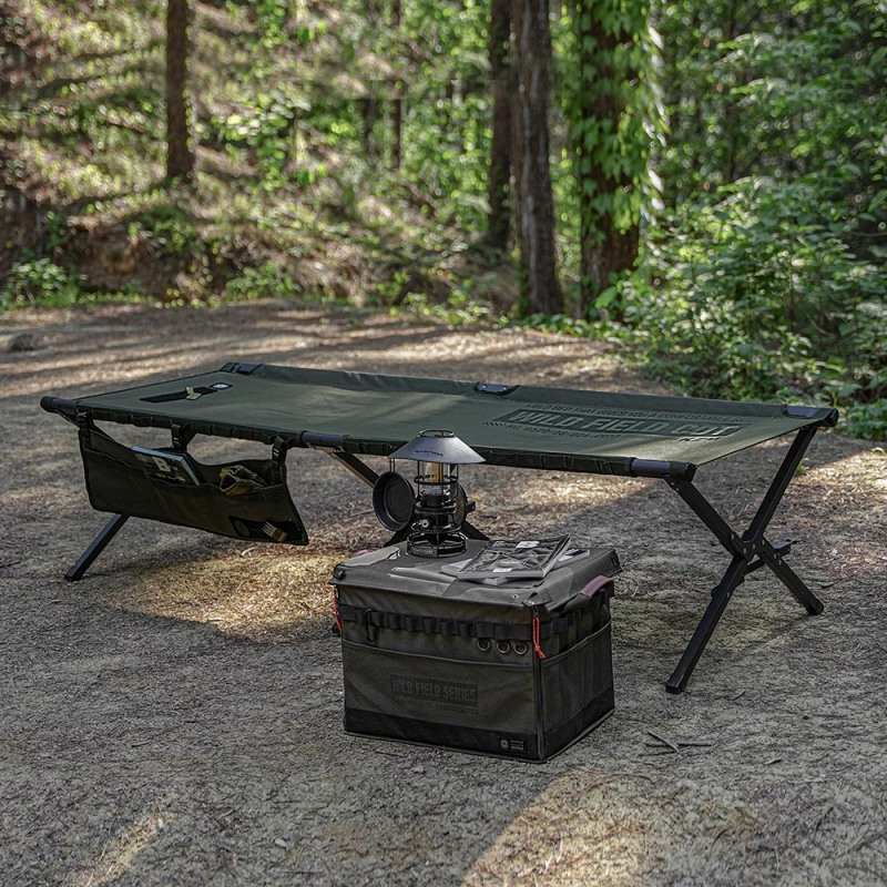 【綠色工場】KAZMI KZM 工業風加寬行軍床Wide 露營床 折疊床 戶外 野營 行軍床 睡床 露營 軍綠 軍風風格