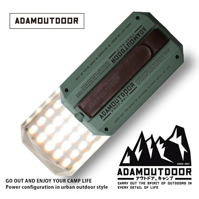 【綠色工場】 ADAMOUTDOOR｜3D廣角鑽石燈 LED燈 露營燈 照明燈 戶外照明 小夜燈白/暖白/黃光