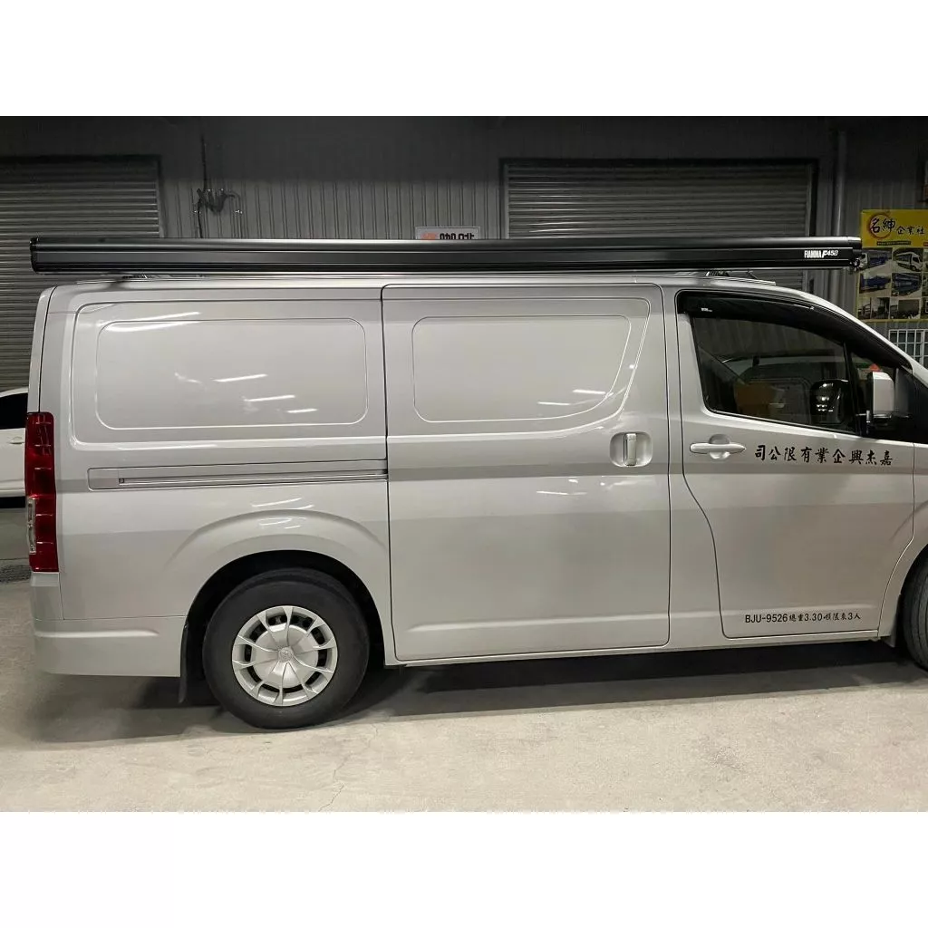 FIAMMA F45S 車邊帳 350 【綠色工場】黑色 車邊帳篷 天幕 客廳帳 遮陽帳 露營車 車頂架 帳篷