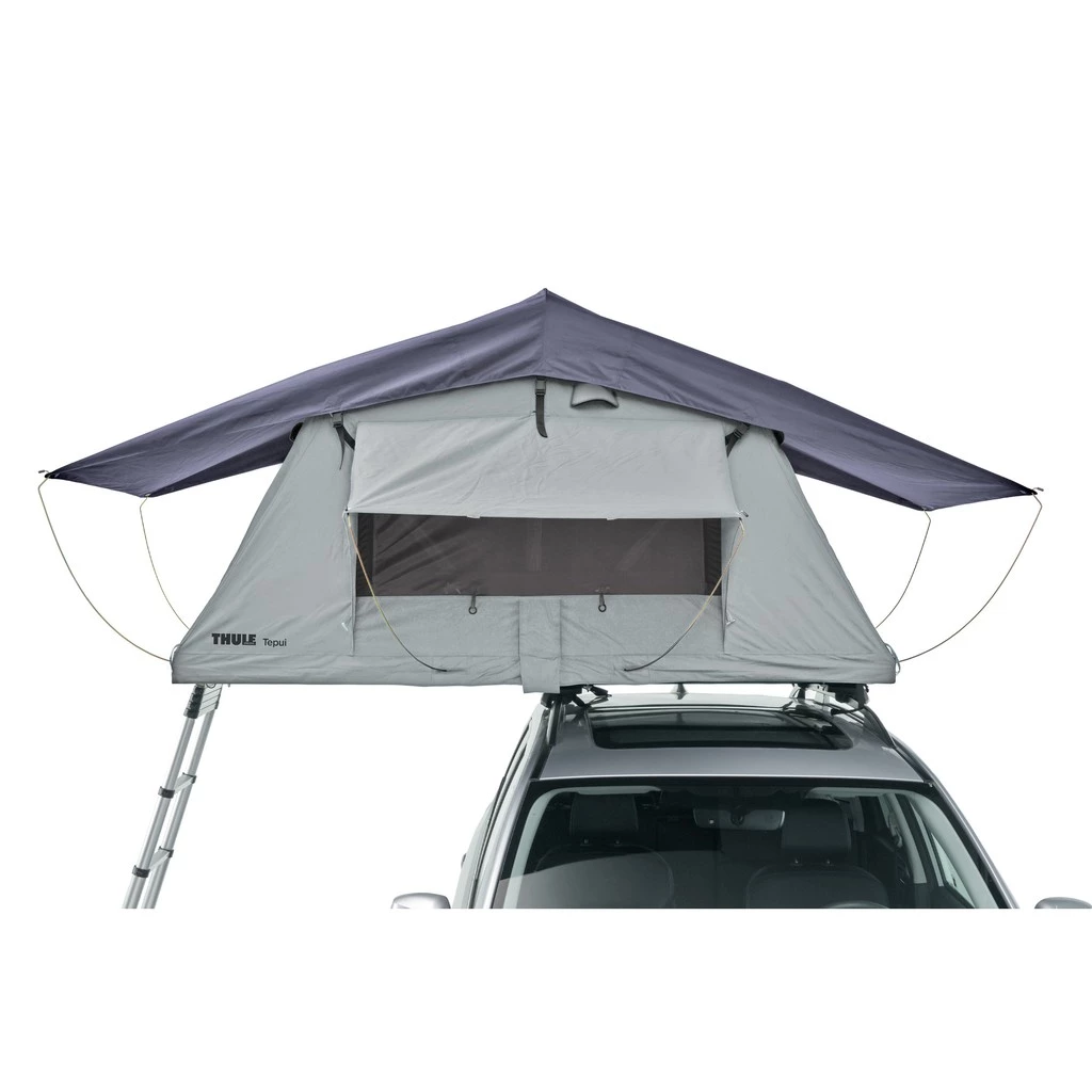 【綠色工場】THULE都樂Kukenam 3 軟殼式車頂帳棚(三人)-霧灰 車頂帳 車宿帳篷 車泊901300