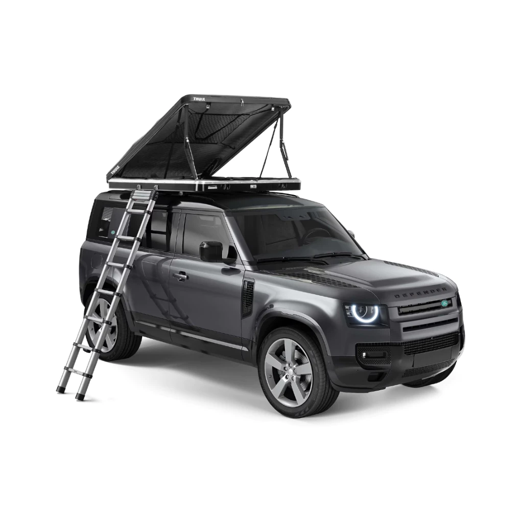 【綠色工場】Thule Basin 硬殼式車頂帳 (黑色) 硬頂車頂帳 硬殼車頂帳 二人帳 露營野營