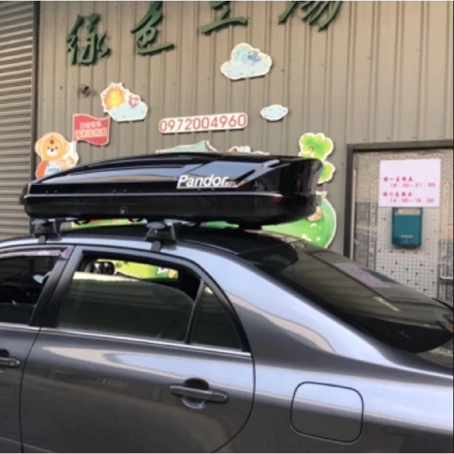 Overlook S2 雙系統/鑰匙式車頂箱 【綠色工場】450L 雙開快拆夾具 車頂箱 車頂置物箱 行李箱 車頂漢堡