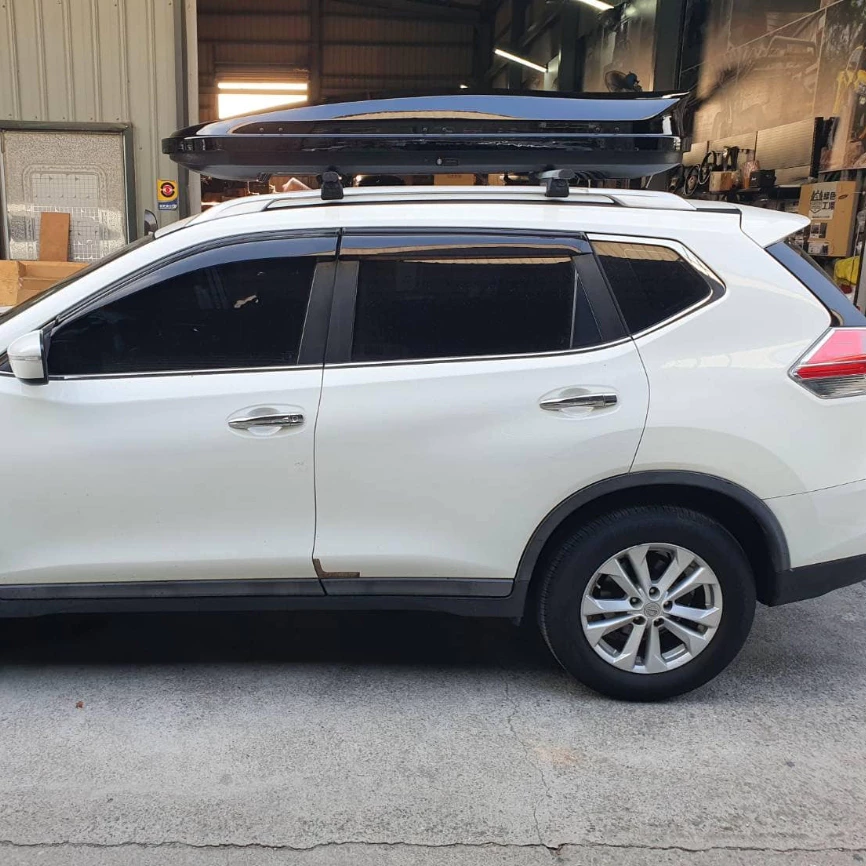 Overlook V3 雙系統/鑰匙車頂行李箱 【綠色工場】450L 雙開快拆夾具 車頂箱 車頂置物箱 行李箱 車頂漢堡