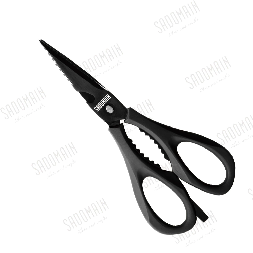 【綠色工場】仙德曼 Sadomain 露營專用多功能鈦廚剪 - KN493 料理剪 不鏽鋼剪 剪刀 可分離刀具