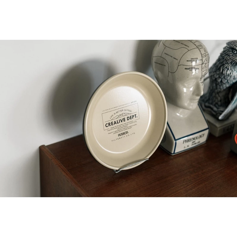 【綠色工場】Filter017 x platchamp Enamel Plate 聯名日本製 搪瓷盤 琺瑯盤 露營 野營
