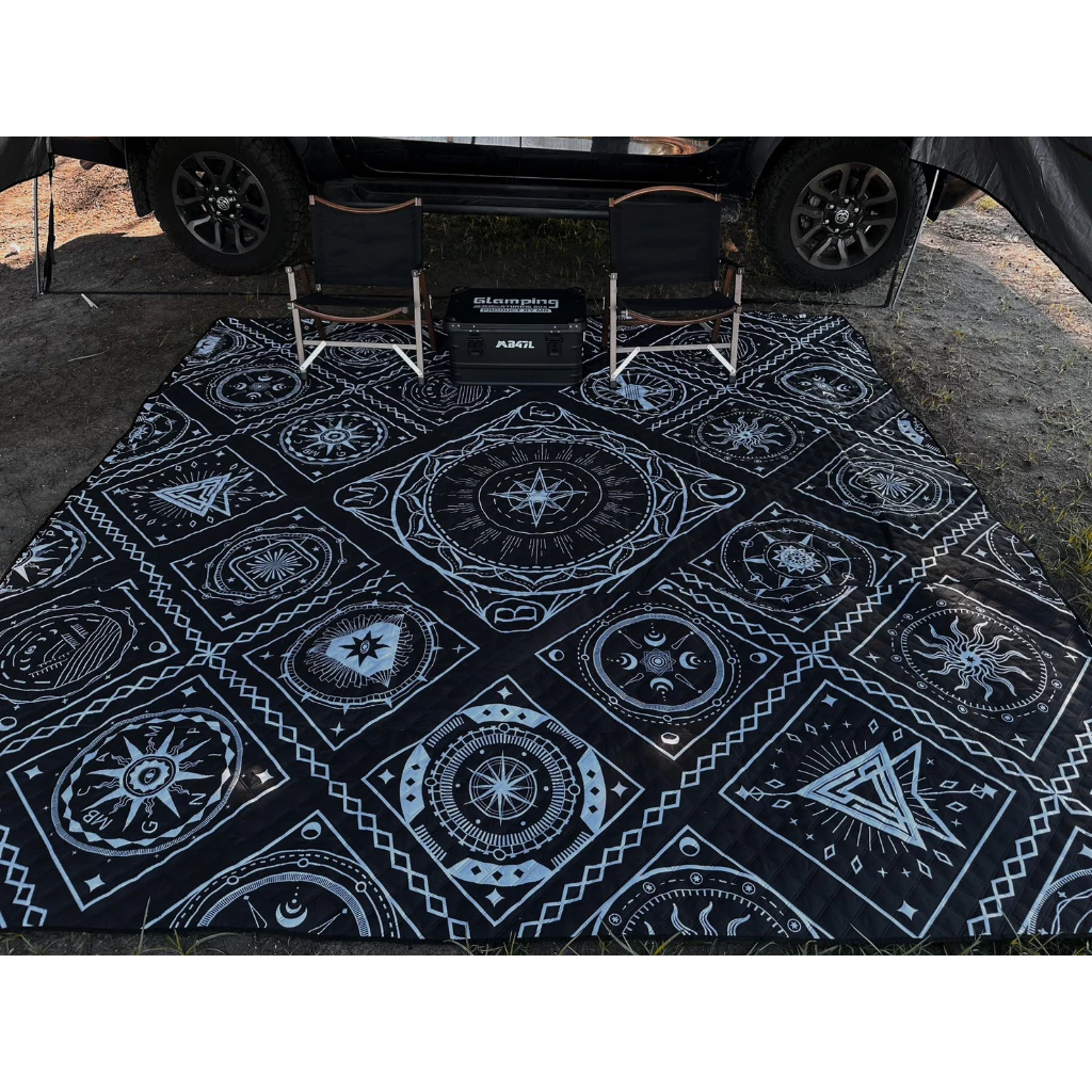 MB露營狂 MBCF 風格野餐墊【綠色工場】 3*3、2*2 獨家設計款 野營墊 內地墊 防潮墊 地墊 野餐墊 防潮地布