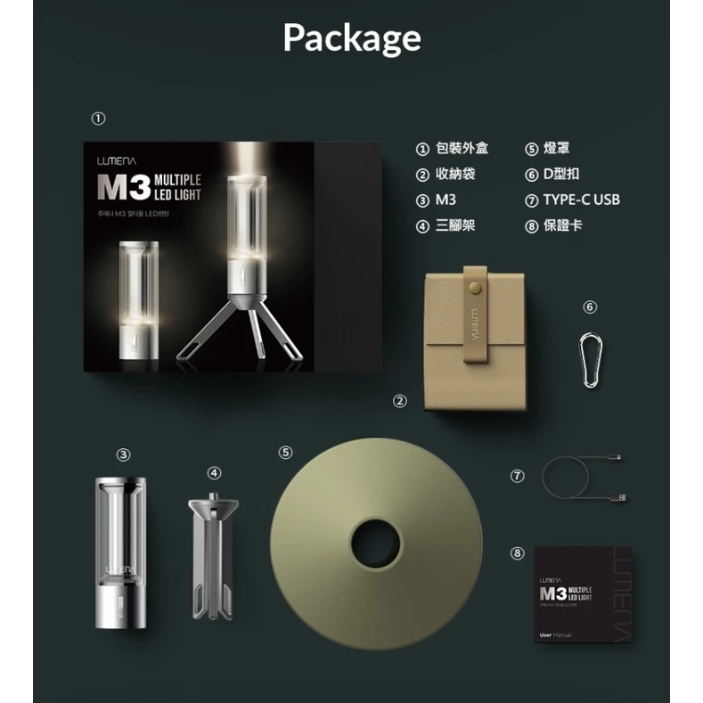 N9 LUMENA M3 多功能LED燈【綠色工場】露營燈 帳內燈 照明燈 手電筒 營燈 總代理保固 小夜燈 手持燈