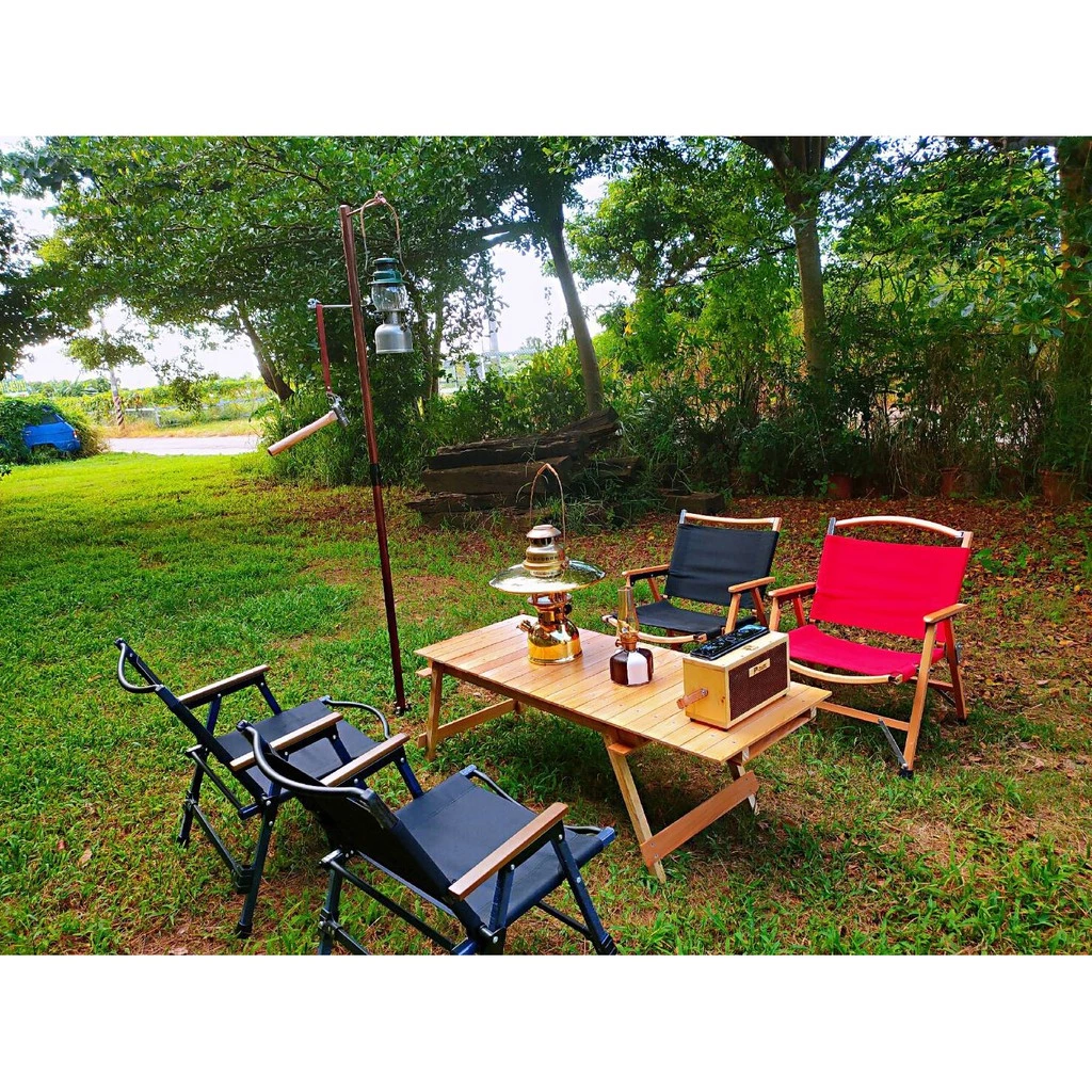 【綠色工場】TKS 懸月燈柱 附贈5支神斧釘 實木燈柱 露營燈住 美國白蠟木 90-180cm 露營燈掛柱 含收納袋