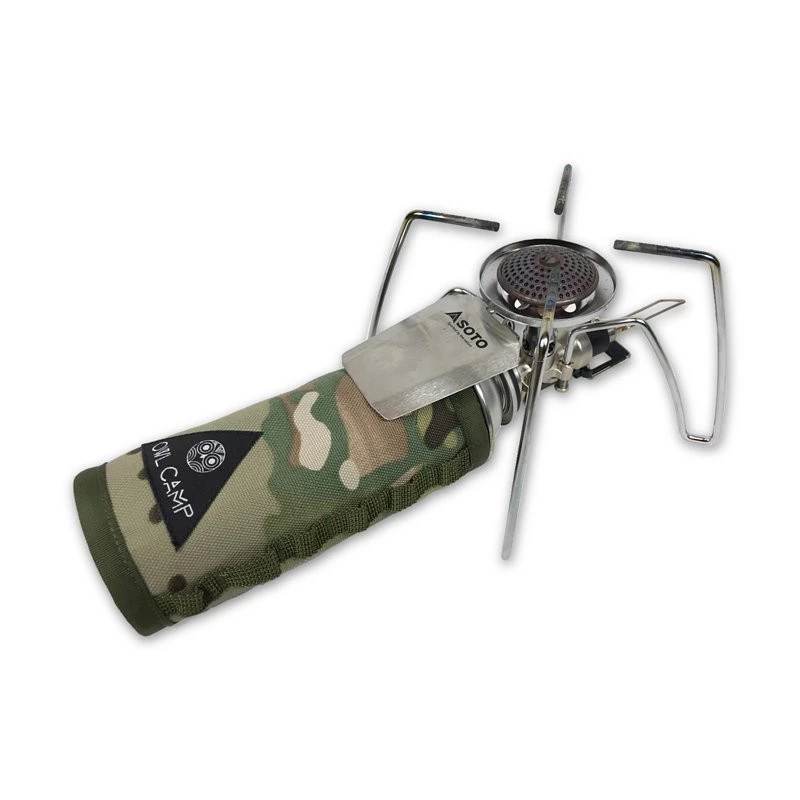 【綠色工場】OWL CAMP PTC-002 多地迷彩卡式瓦斯罐套