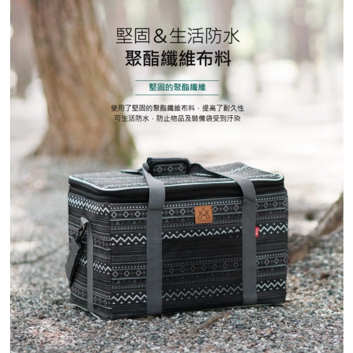 【綠色工場】KAZMI KZM 彩繪民族風裝備收納袋55L 收納箱 裝備箱(K8T3B002)