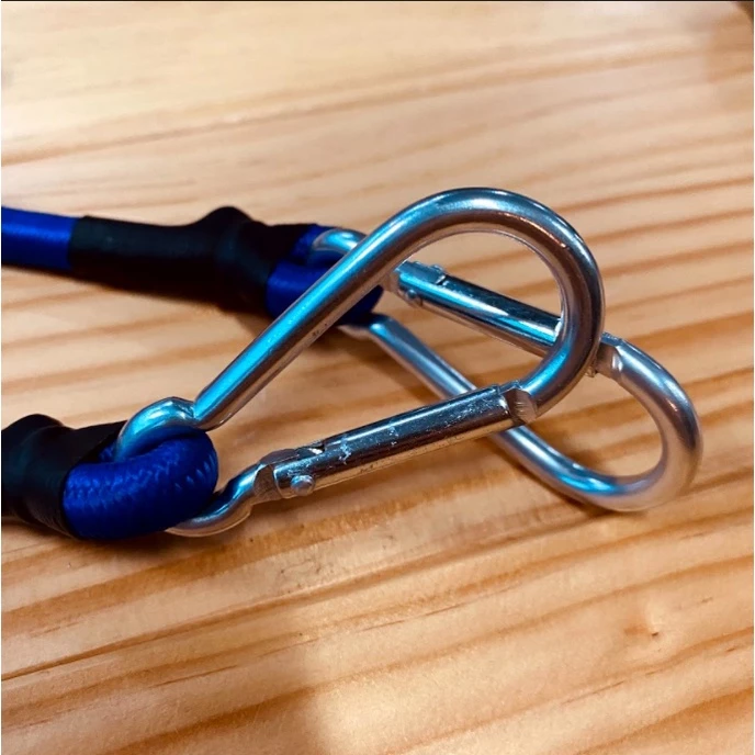 【綠色工場】彈力繩雙扣 戶外彈力繩掛勾 綑綁繩 彈力拉繩 雙鉤繩 行李繩 鬆緊繩 帳篷拉繩 天幕拉繩 露營 行李