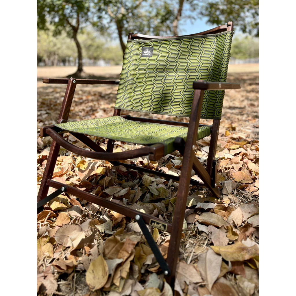 cAmP33. 蓊萊實木可收納椅 【綠色工場】手工椅 露營木椅 折疊椅 武椅 實木椅 露營椅 附收納袋 台灣製