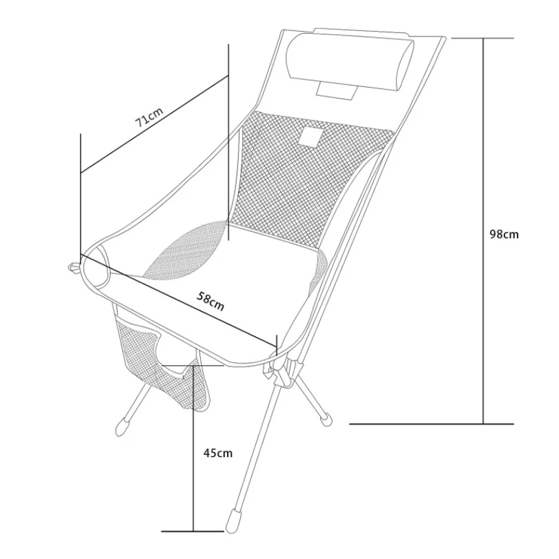 【綠色工場】OWL CAMP 舒適高背椅 露營折疊椅 便攜椅 摺疊椅 月亮椅 收納椅 登山椅 野營椅 變形蟲椅 露營