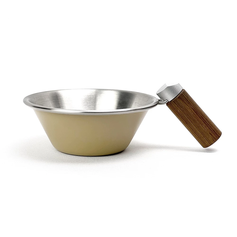 【綠色工場】 Truvii 250ml 木柄iO碗 不鏽鋼碗 餐碗 飯碗 收納碗 木柄碗 可堆疊 露營美學 風格