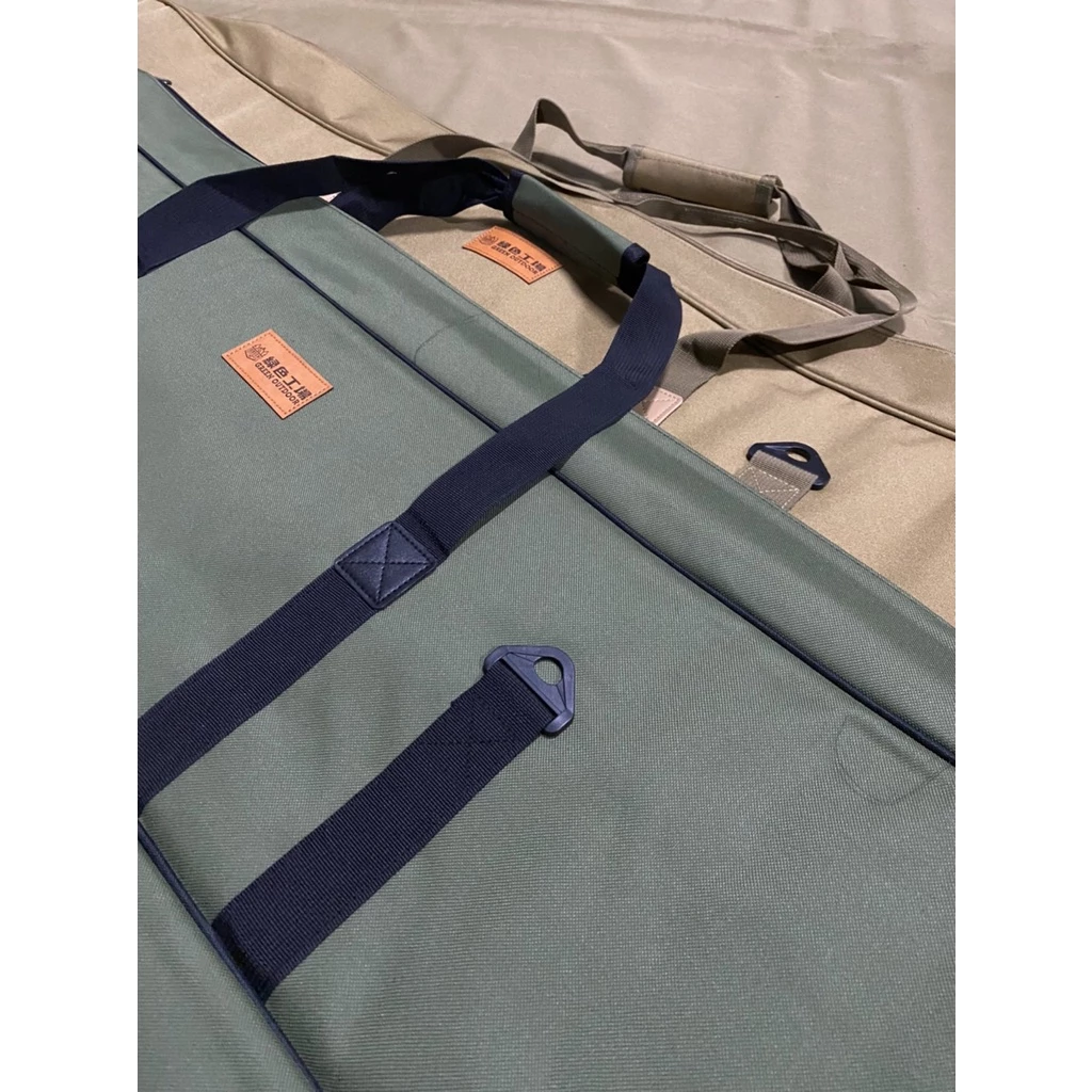 【綠色工場】軍風加大加寬營柱收納袋 110cm 裝備袋 營柱袋 行李袋 工具袋 露營袋 可裝大川椅、帳篷