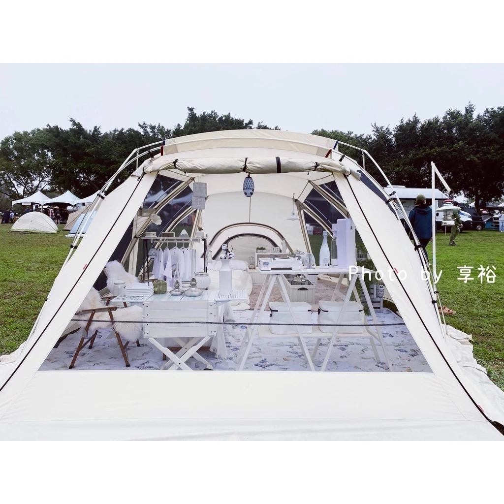 【綠色工場】新色 Campanimal x 品貼聯名 莫蘭迪清新花草地墊 野餐墊 防潮地布 防水墊 帳篷內墊 內地墊