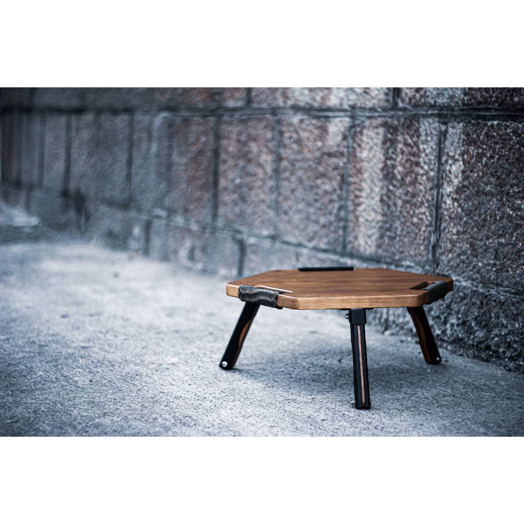 【綠色工場】<預購> Nextion 六角小桌「立春」 實木小桌 露營小桌 帳內小桌 北美梣木 台灣設計 台灣生產