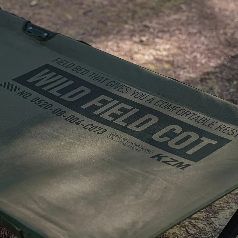 【綠色工場】KAZMI KZM 工業風加寬行軍床Wide 露營床 折疊床 戶外 野營 行軍床 睡床 露營 軍綠 軍風風格