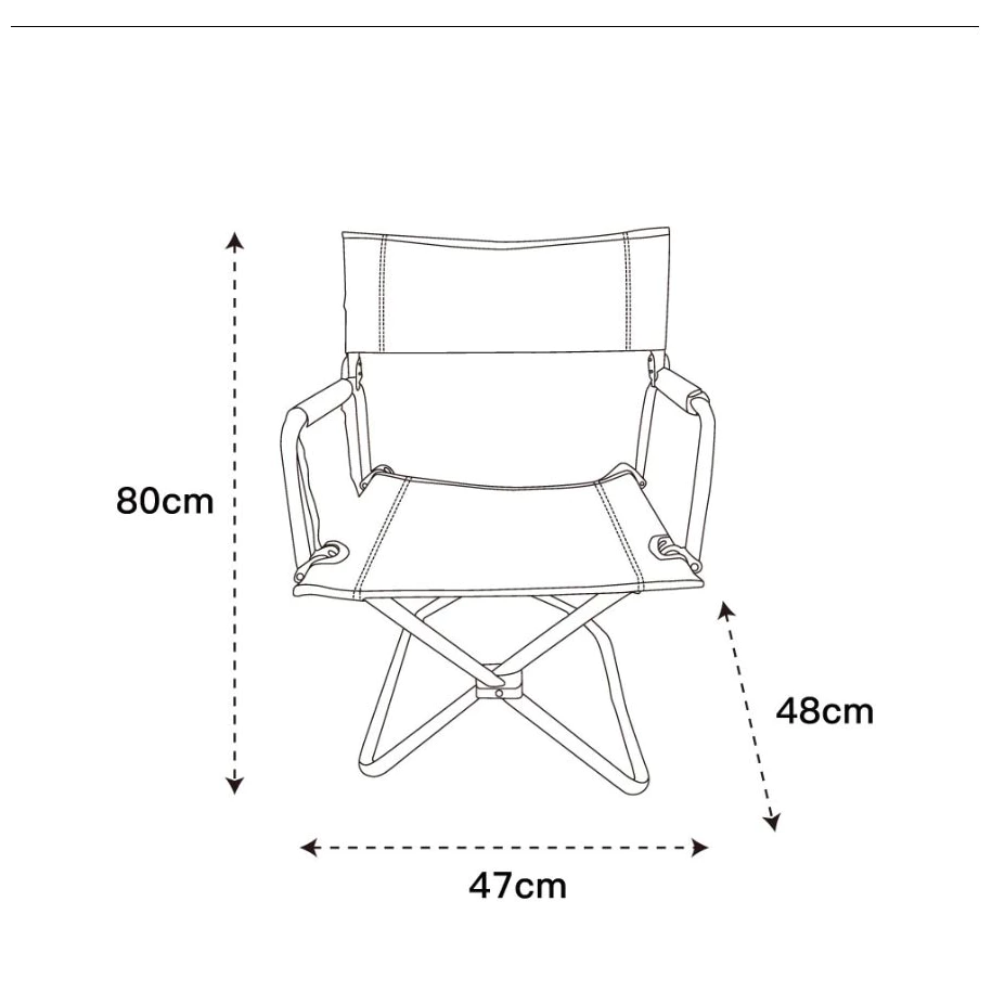 【綠色工場】Outdoorbase 逐夢星空 導演椅 藍色/沙色 低座折疊椅 露營椅 收納椅 扶手椅